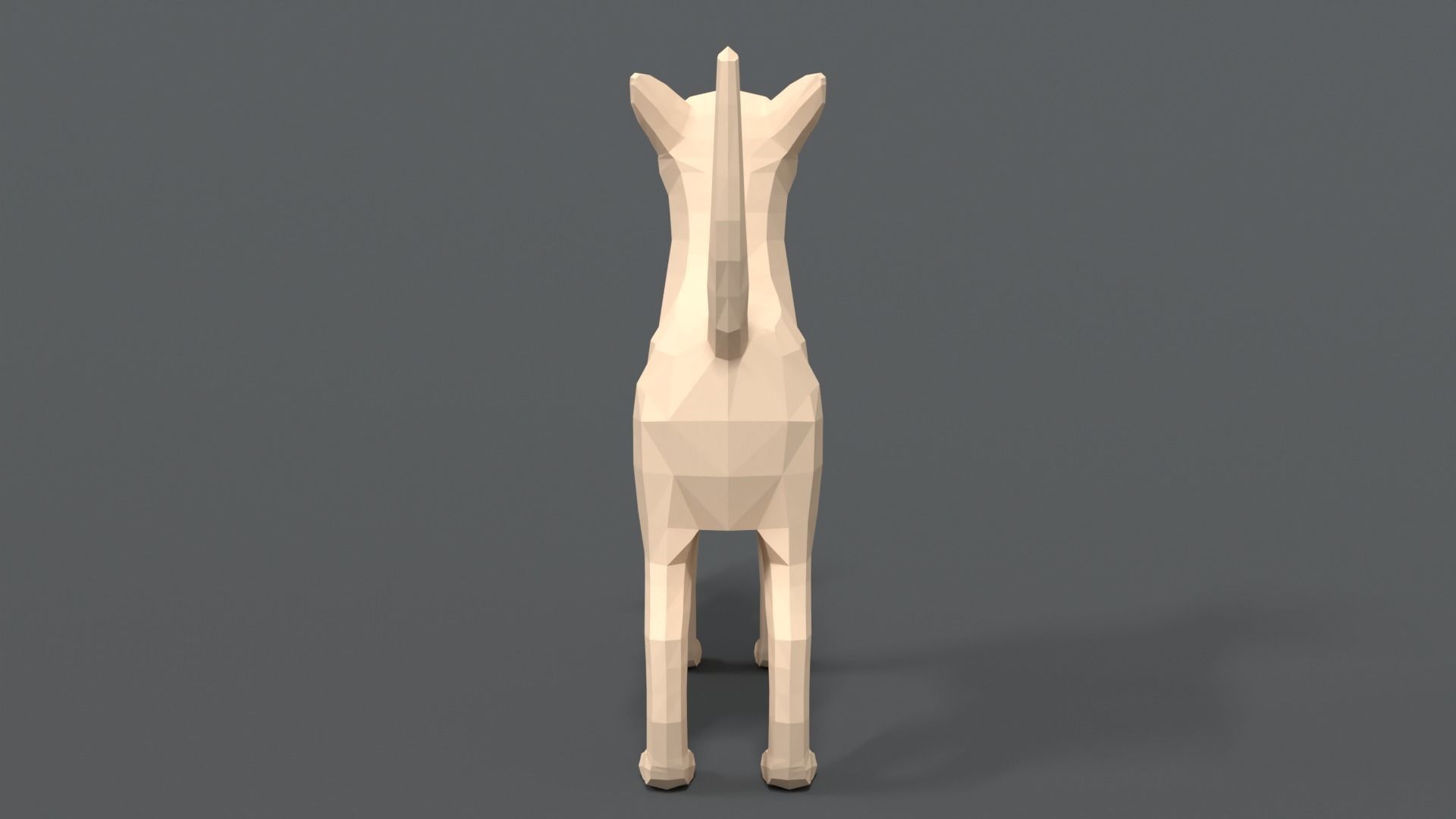 Low Poly Cartoon Chihuahua Dog Low-poly 3D model_3