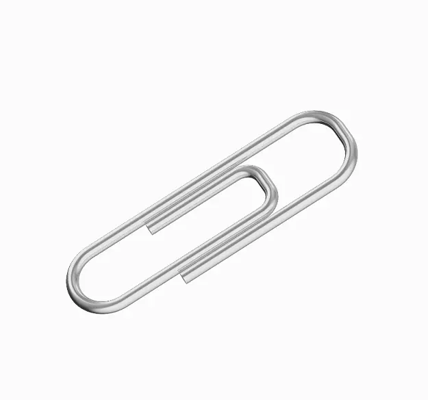 Paper Clip 3D print model_0