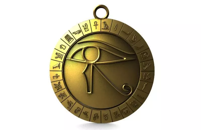 Eye of horus 3D print model_0