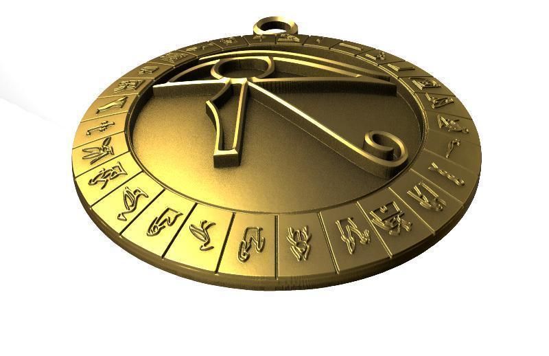 Eye of horus 3D print model_2