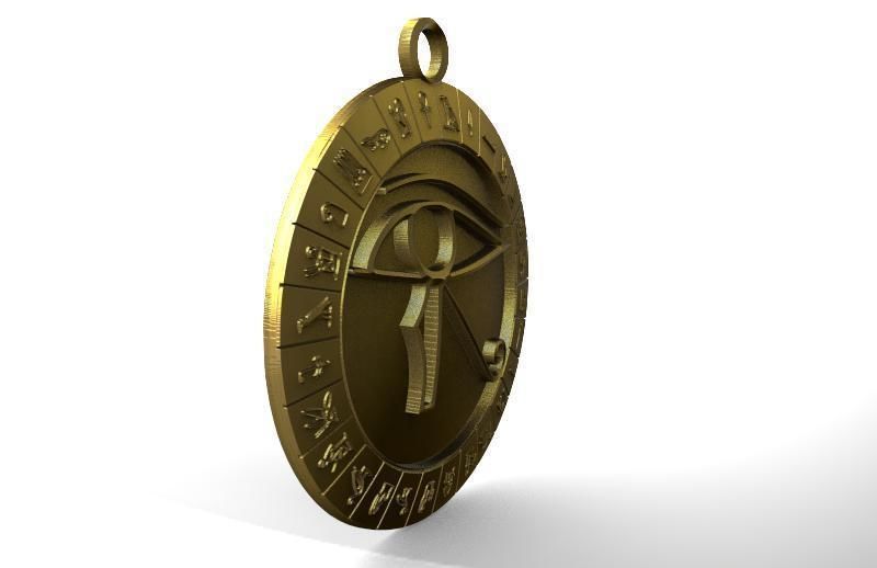 Eye of horus 3D print model_1