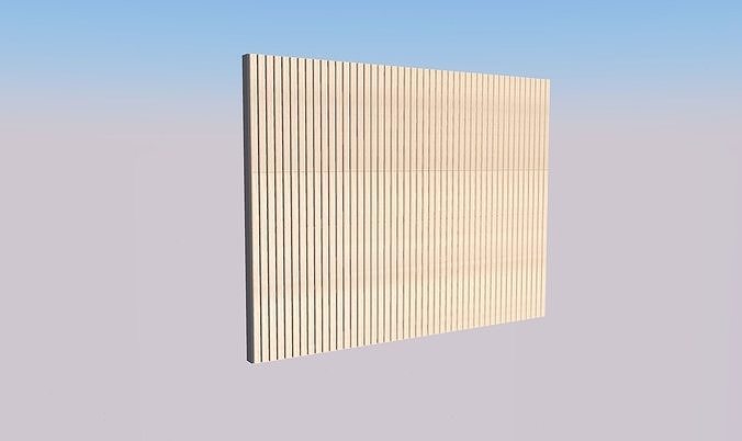 Decorative wall Free 3D model
