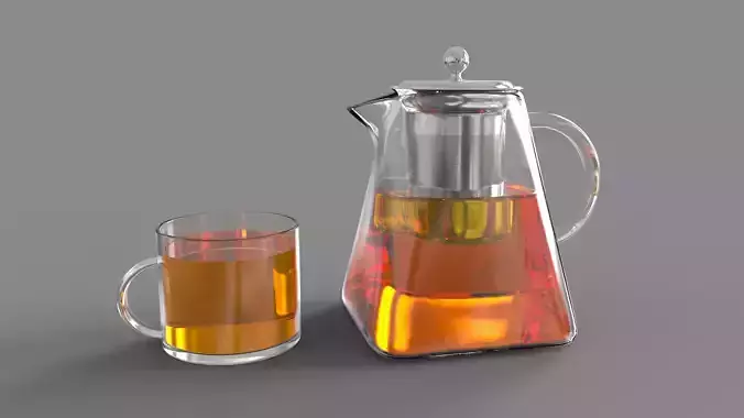 Clear Glass Teapot