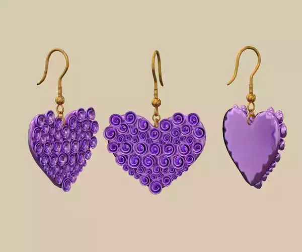 Heart earrings