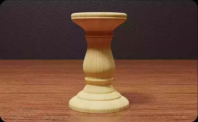 Candle Holder Design stl file for 3d printing  3D print model