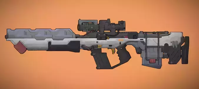 Sci-fi rifle