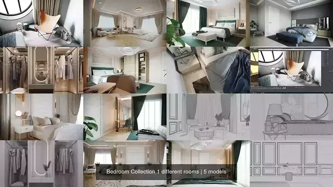 Bedroom Collection 1 different rooms 