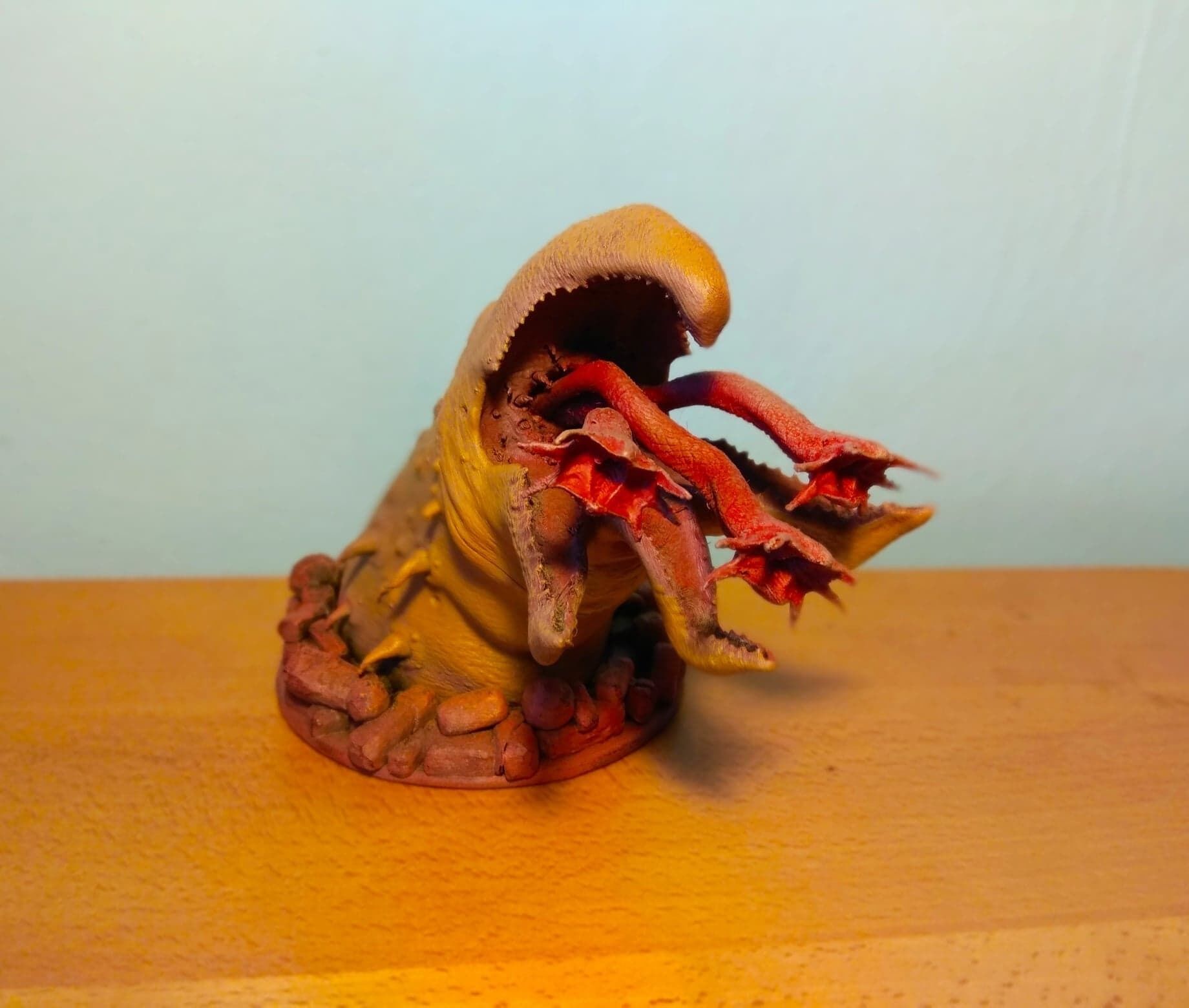 Graboid from Tremors Statue  -  - 3D Print Model 3D print model 3D print model_2