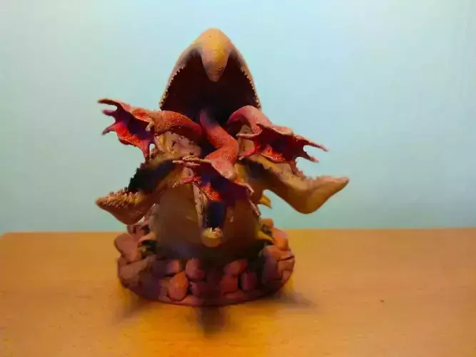 Graboid from Tremors Statue  -  - 3D Print Model 3D print model 3D print model
