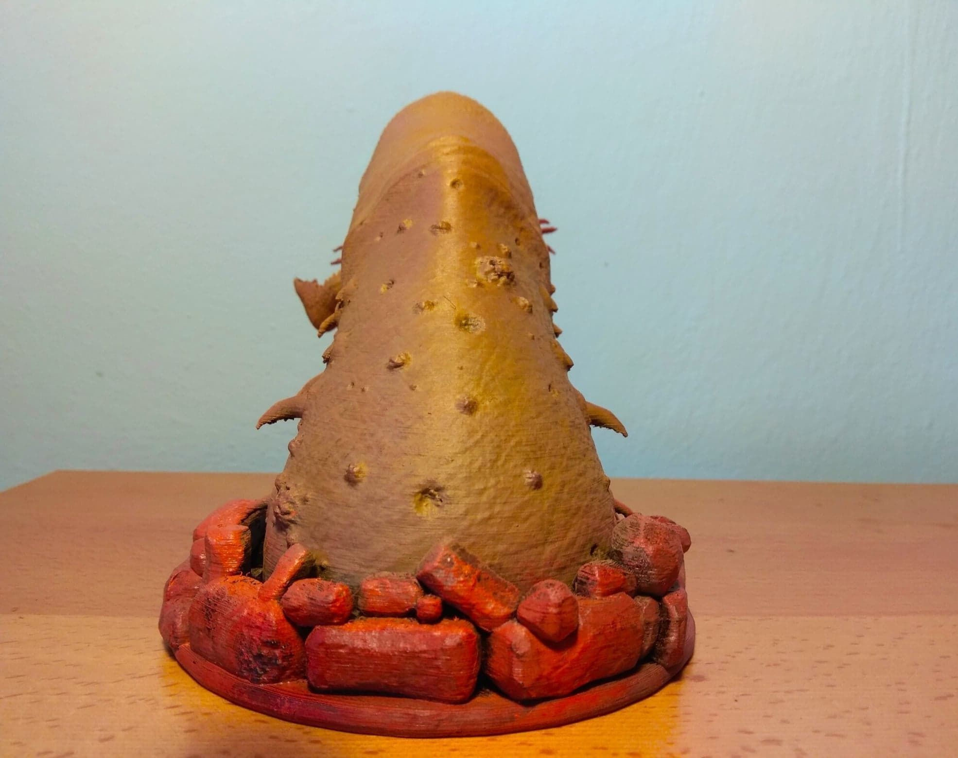 Graboid from Tremors Statue  -  - 3D Print Model 3D print model 3D print model_4