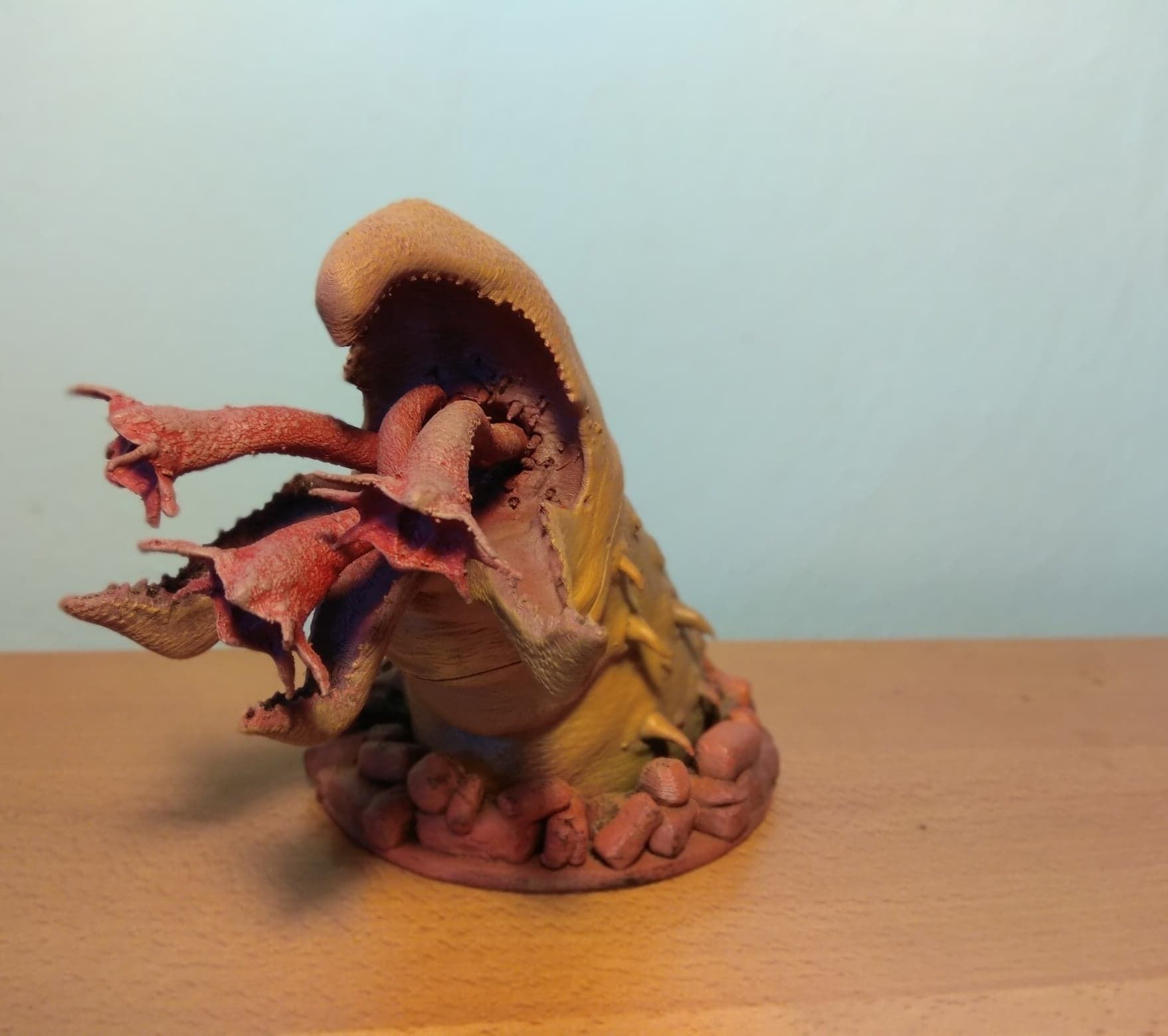 Graboid from Tremors Statue  -  - 3D Print Model 3D print model 3D print model_3