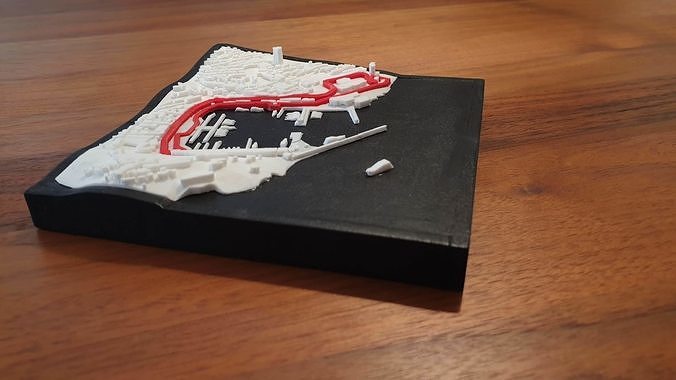 Monaco Circuit Mini Print Free 3D print model