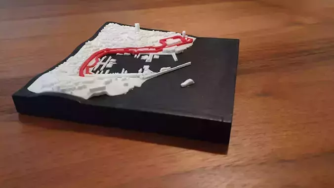 Monaco Circuit Mini Print