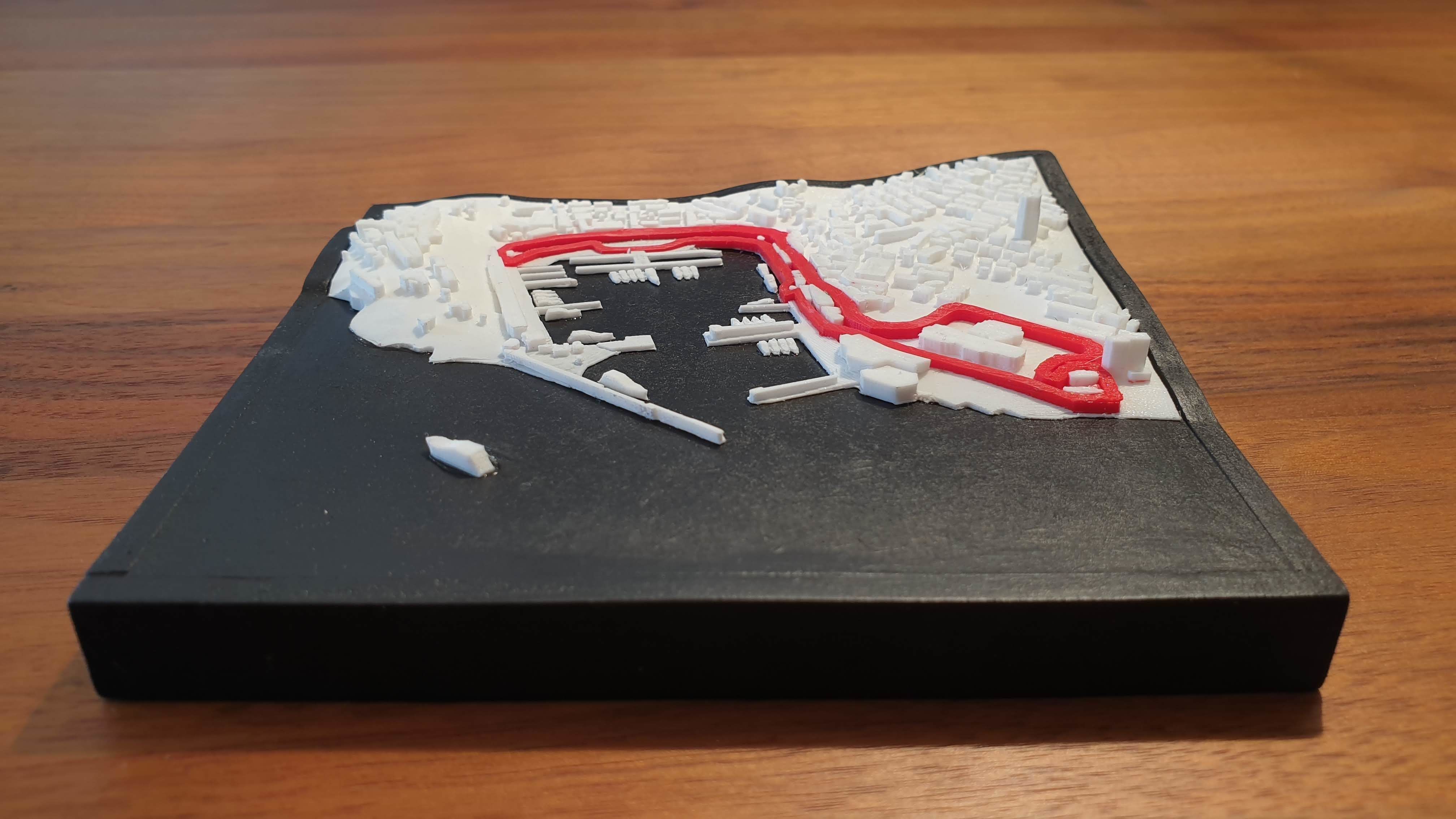 Monaco Circuit Mini Print Free 3D print model_1