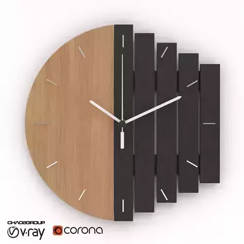 Industrial Modern Wall Clock