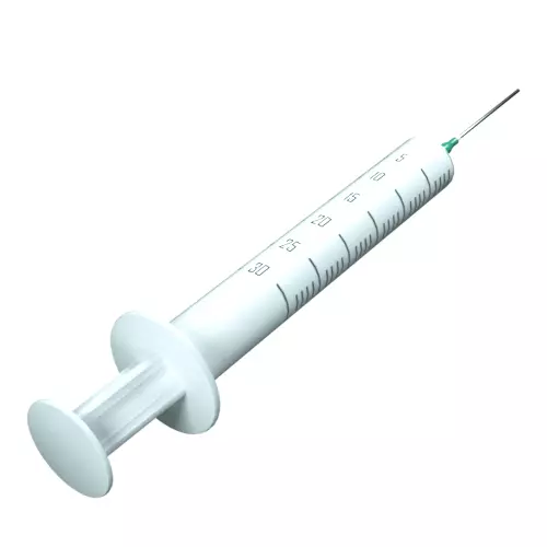 Syringe 30 ml 3D Low Poly model Low-poly 3D model