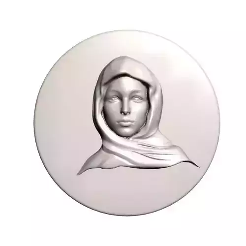 Cameo Brooche 009 3D print model