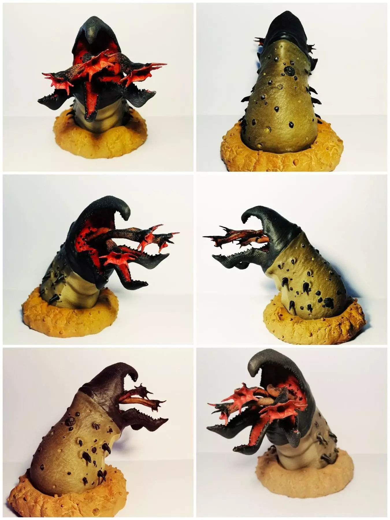 Graboid from Tremors Statue -3D Print Model FanMade STL Figurine 3D print model_0