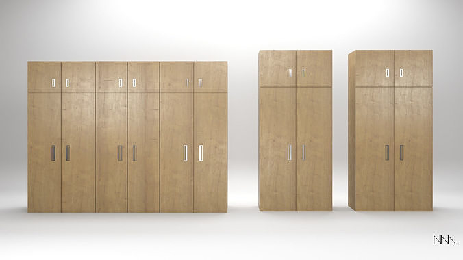 SET OF CLOSETS Free 3D model