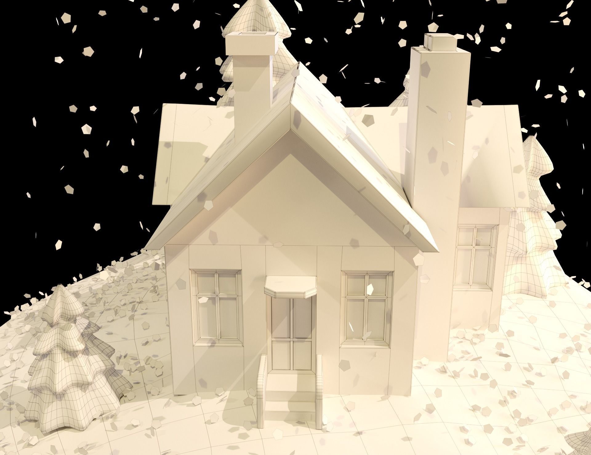 Christmas snow globe 3D model_14
