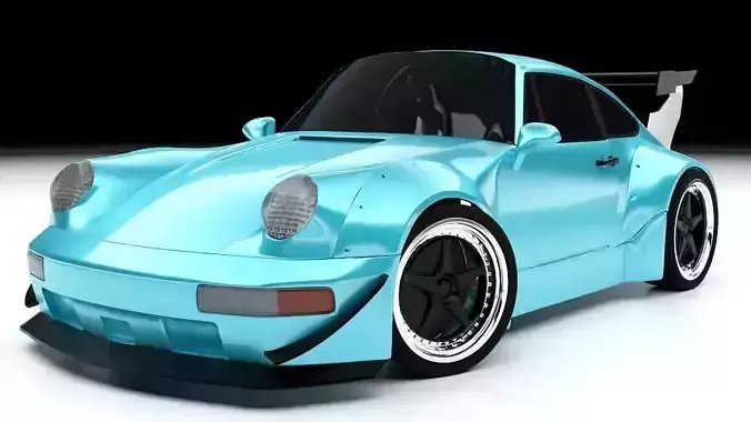 Porsche 1974 RSR RWB Free 3D model