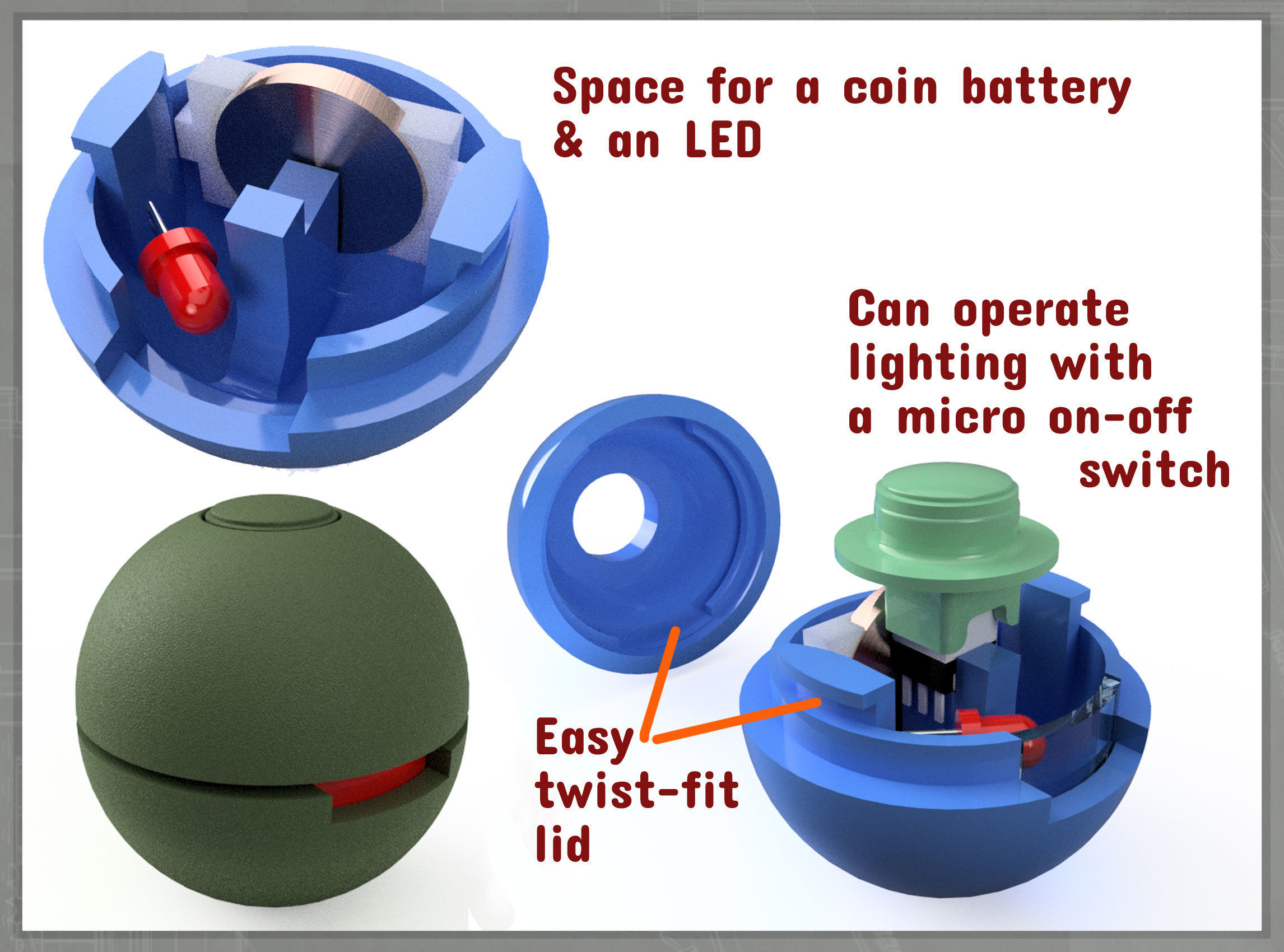Dredd accessories 3D print model_7