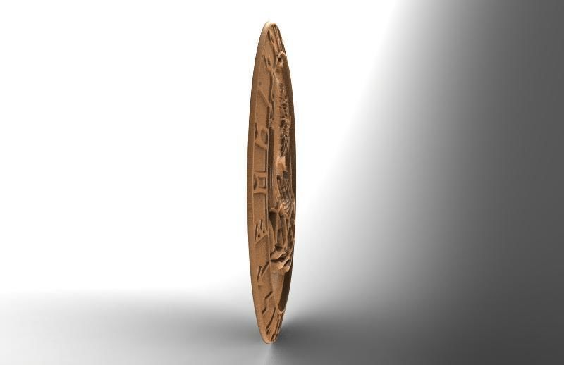 Viking ship CNC  3D print model_1
