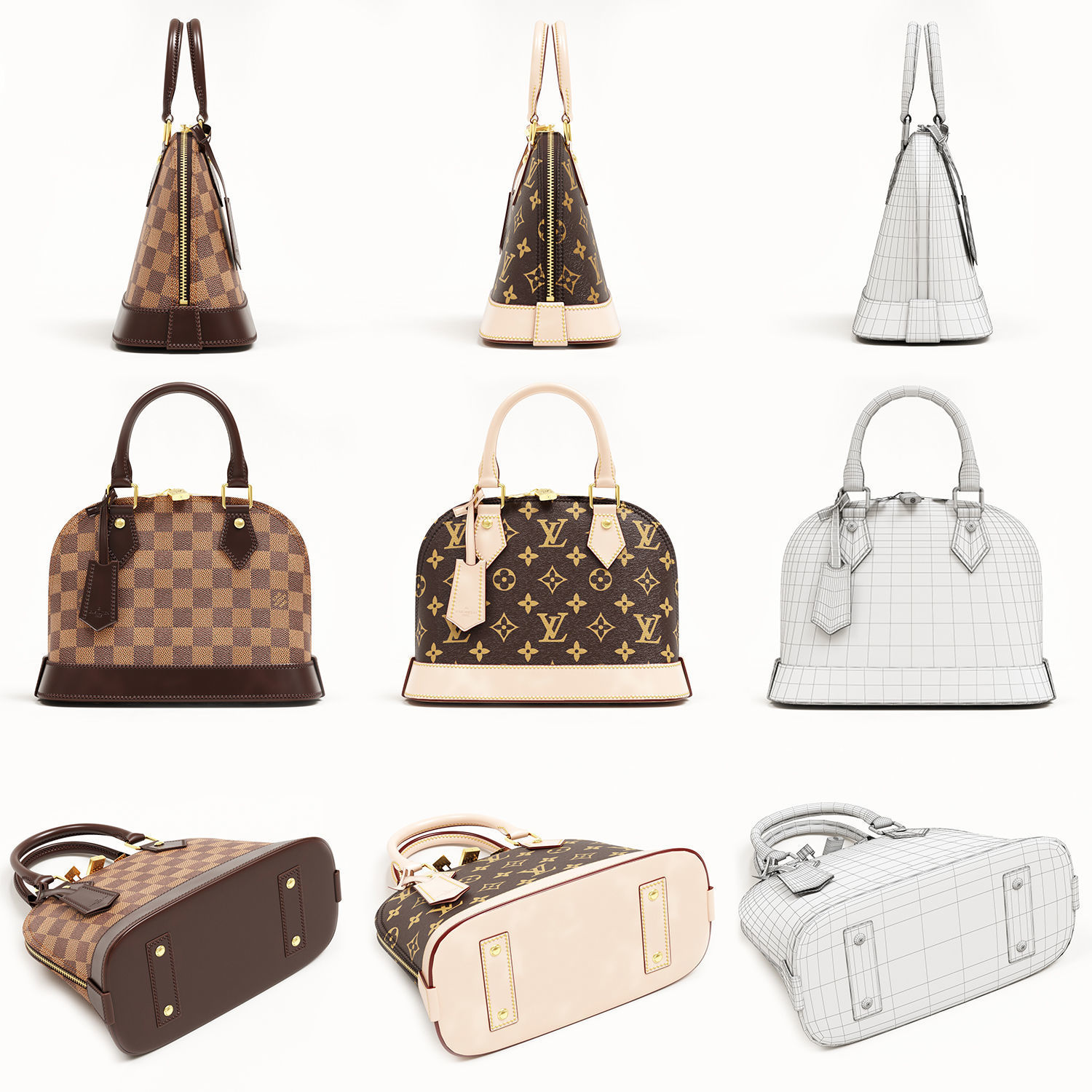 Louis Vuitton Alma BB Top Handle Bags Collection _7