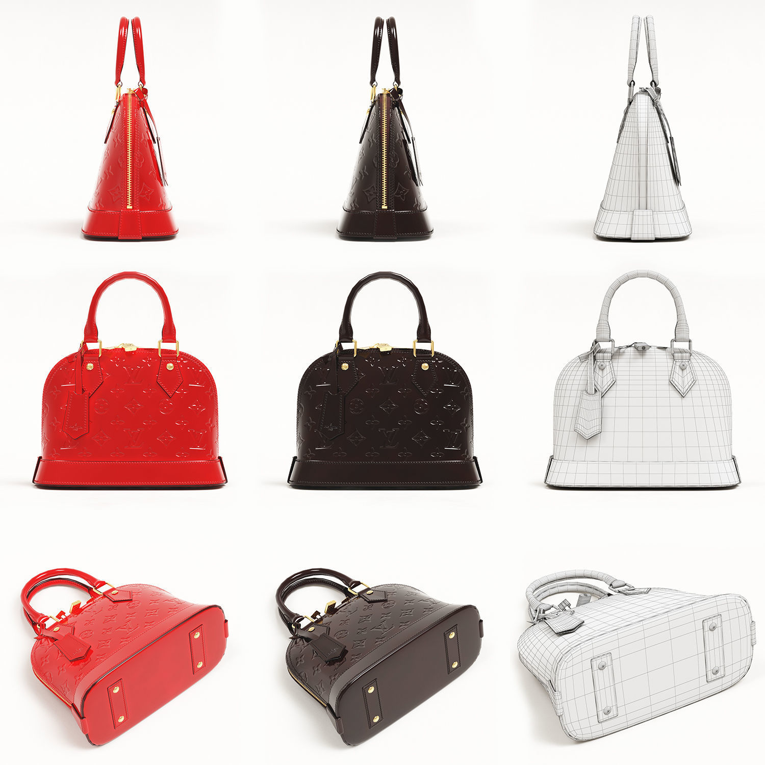 Louis Vuitton Alma BB Top Handle Bags Collection _9