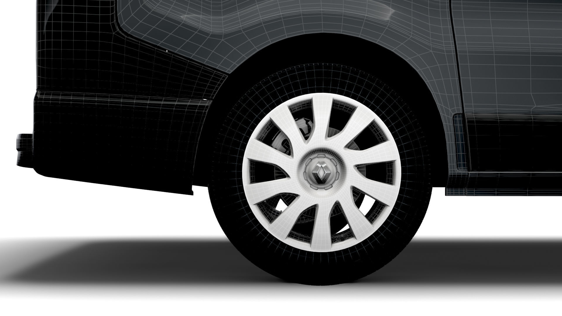 Renault Trafic Combi 2021 3D model_19