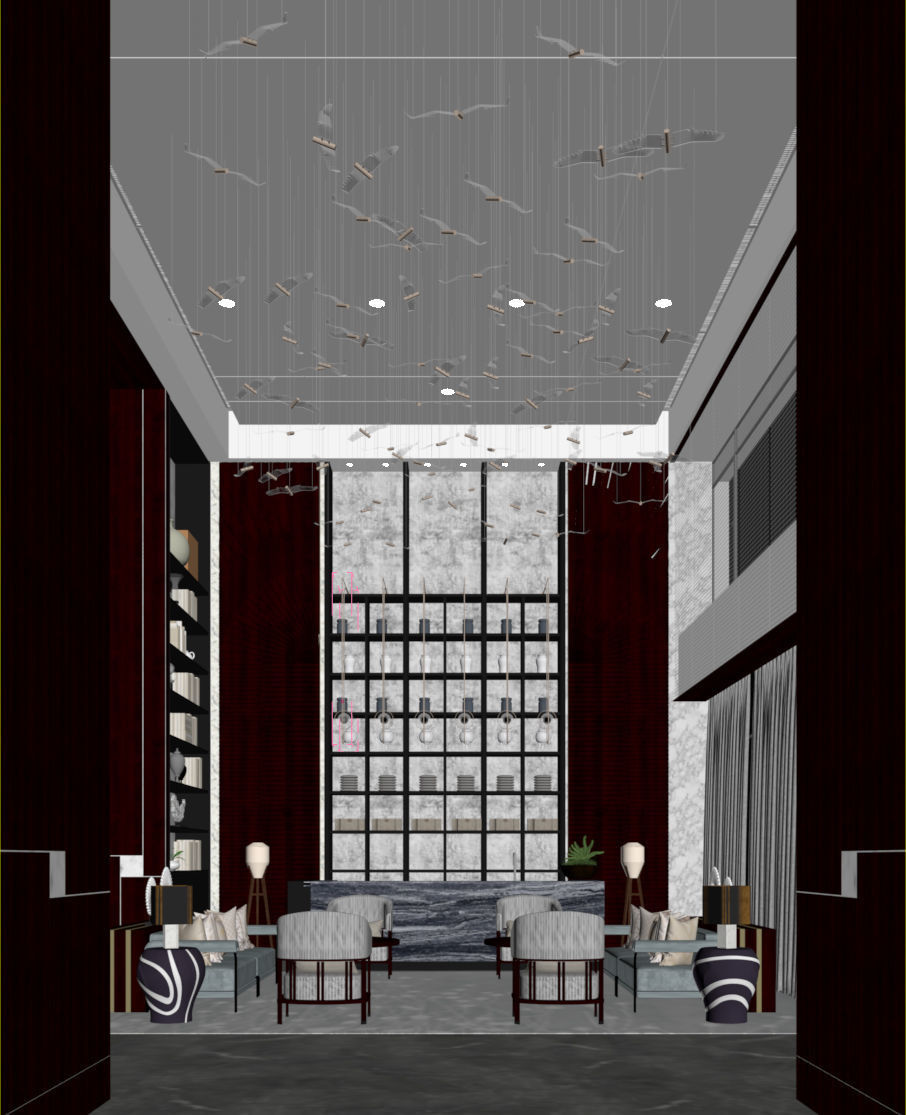  residential living room for fstorm 3D model_2