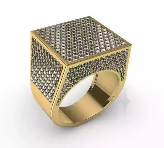 Ring Men ICE style 3D print model