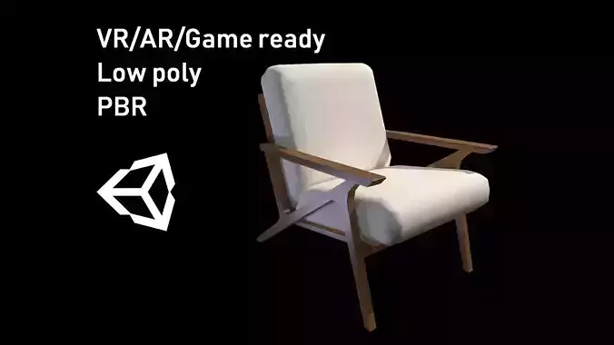 Article Otio lounge chair Lowpoly model