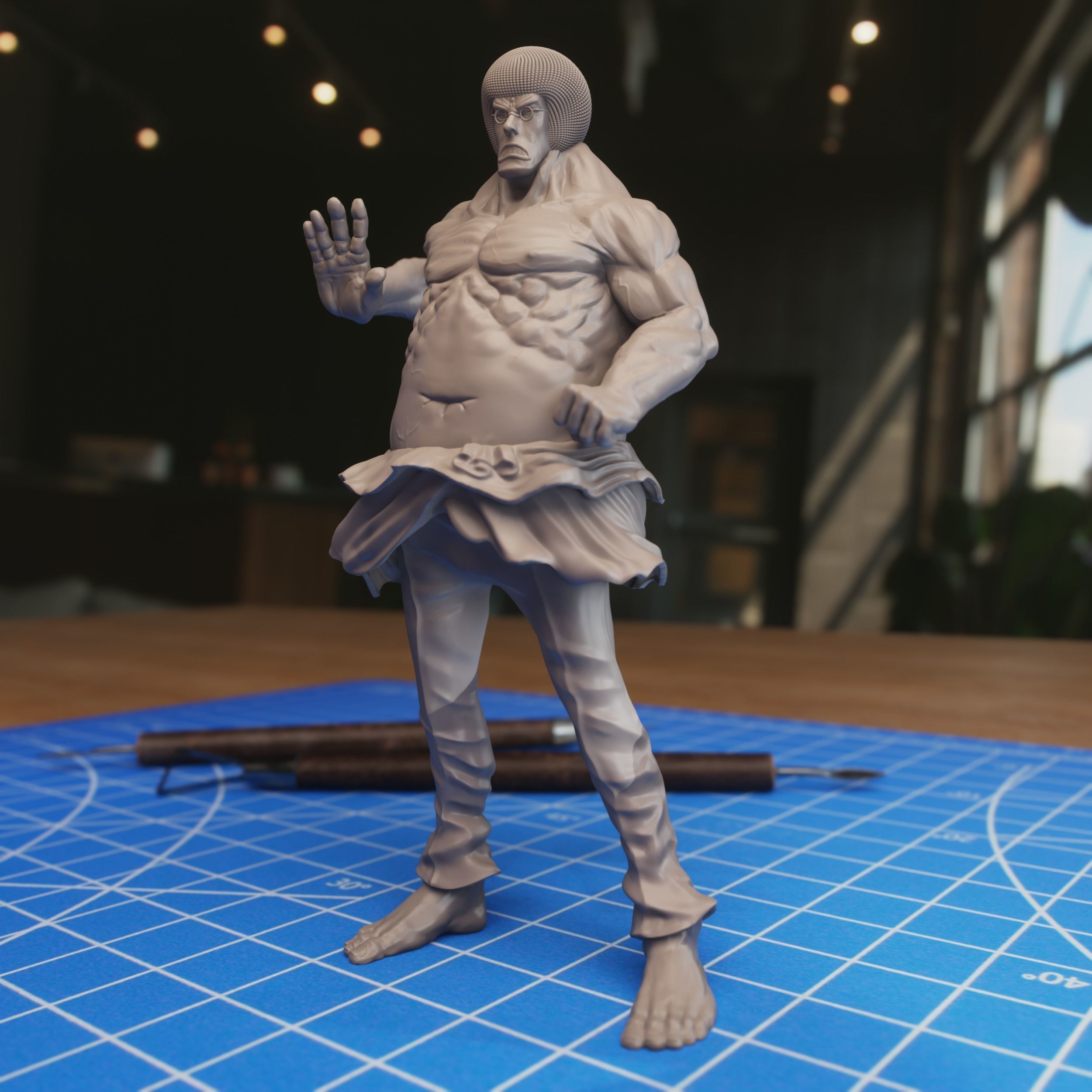 One Piece- Sengoku The Buddha 3D print model_3