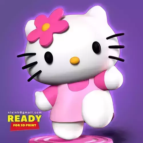 Hello Kitty 3D print model