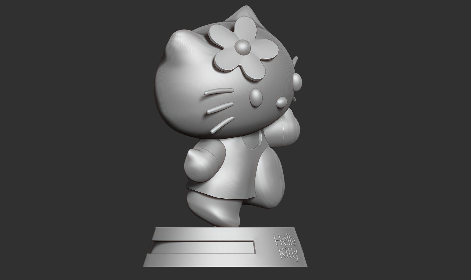 Hello Kitty 3D print model_13