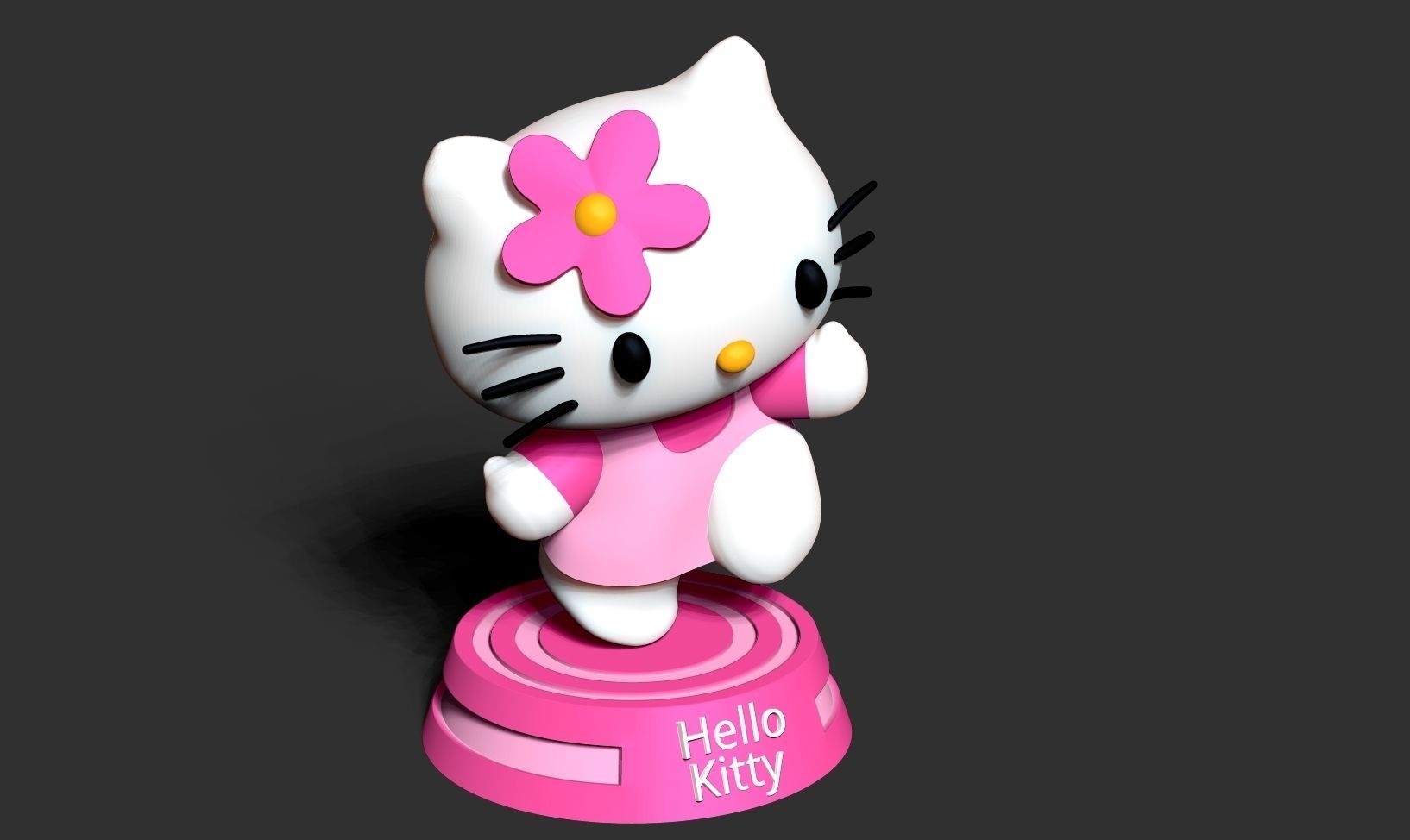 Hello Kitty 3D print model_8