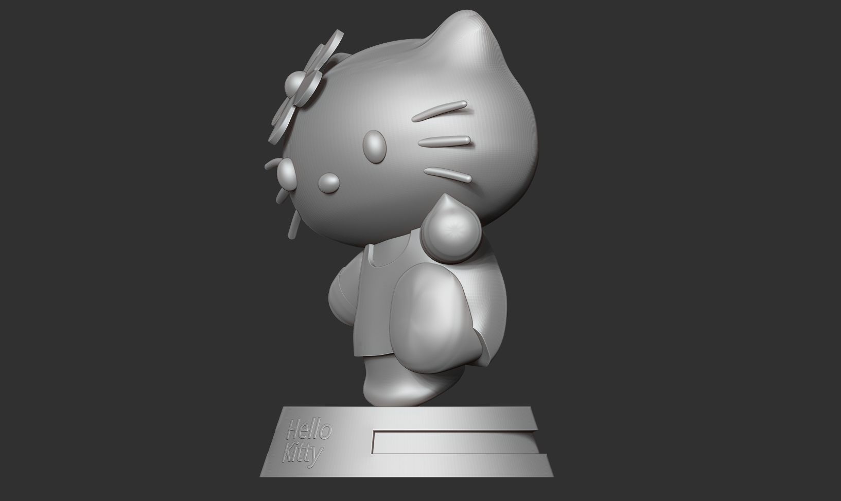 Hello Kitty 3D print model_12