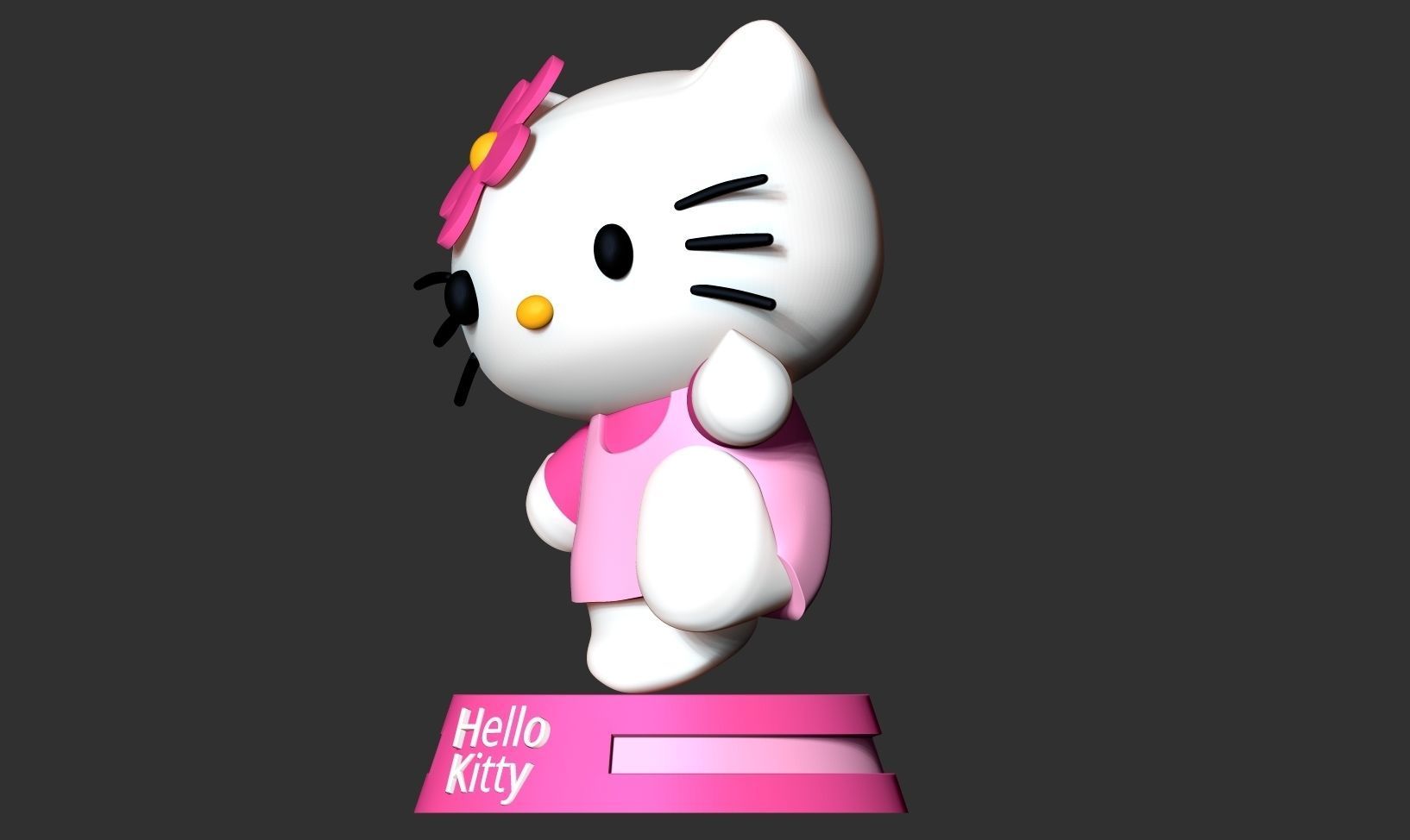 Hello Kitty 3D print model_10