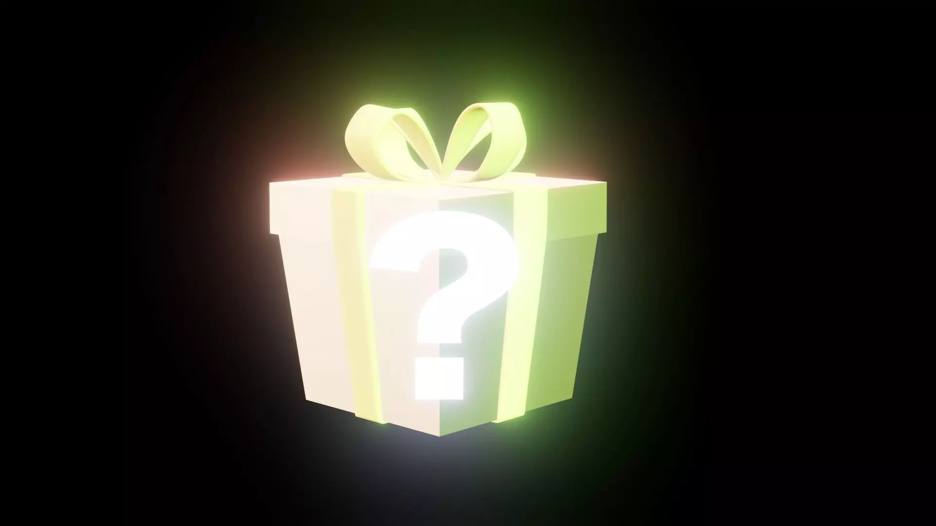 the gift box 3D model