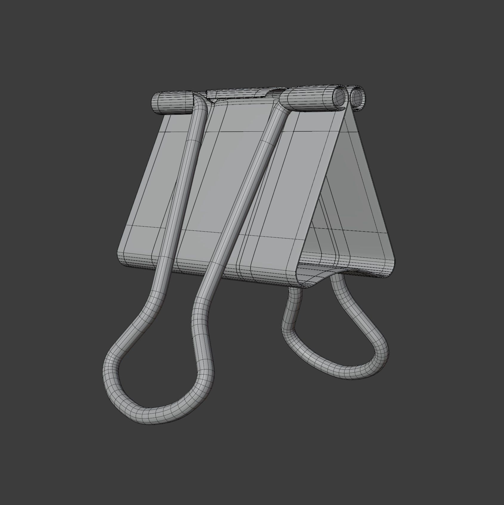 Binder Clip 3D model_12