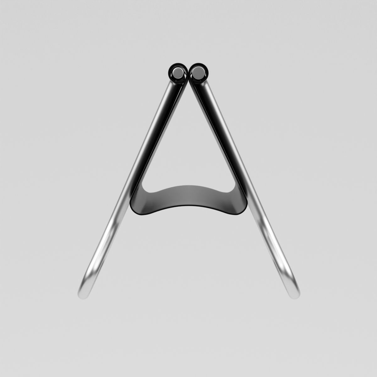 Binder Clip 3D model_6