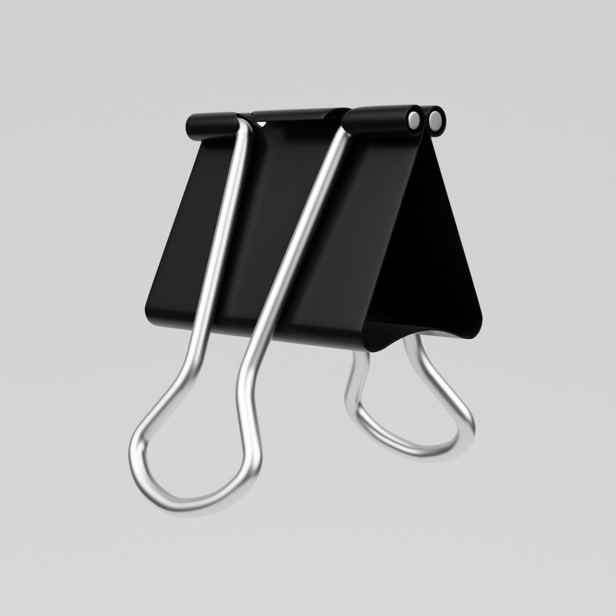 Binder Clip 3D model_7