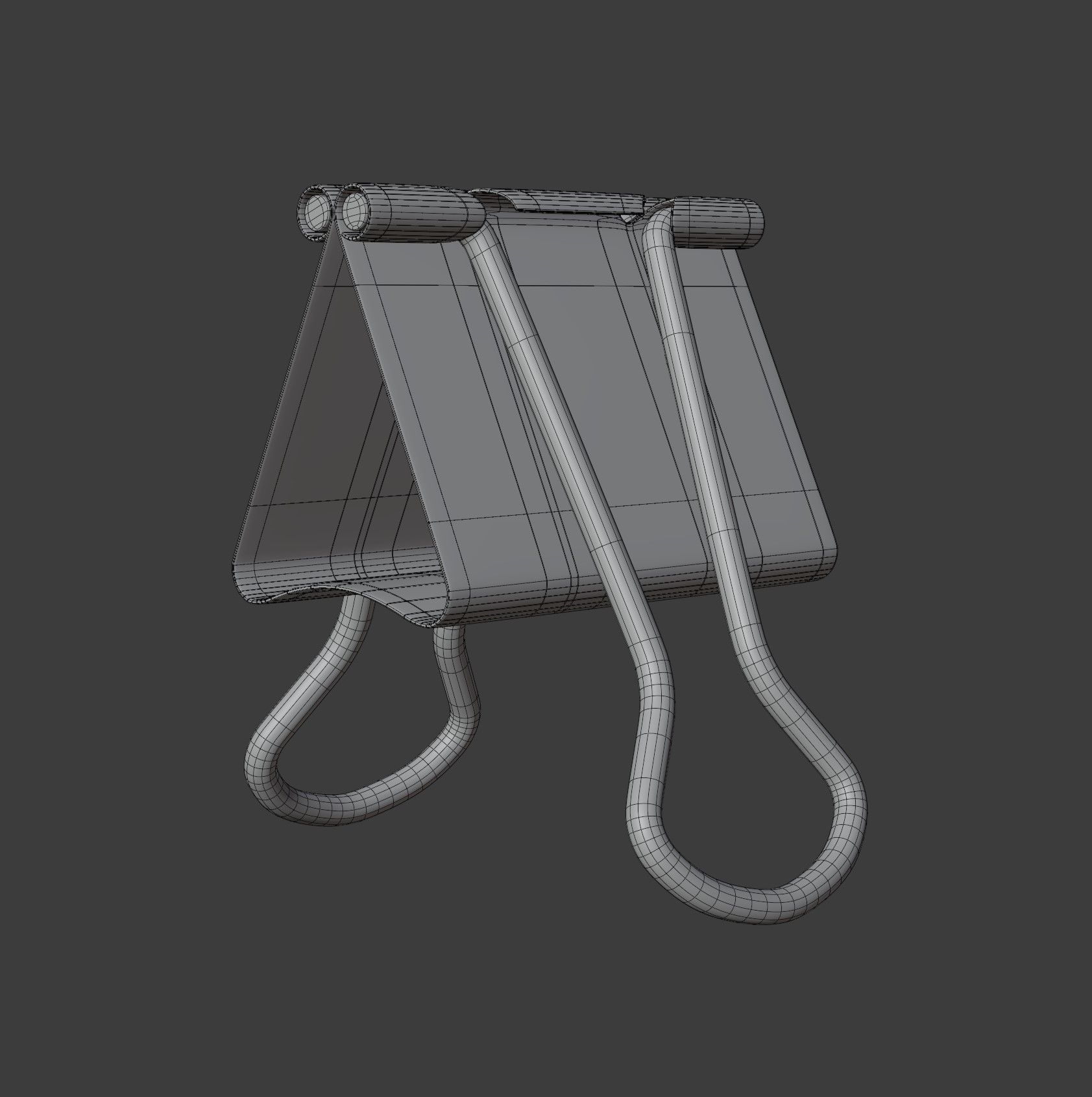 Binder Clip 3D model_10