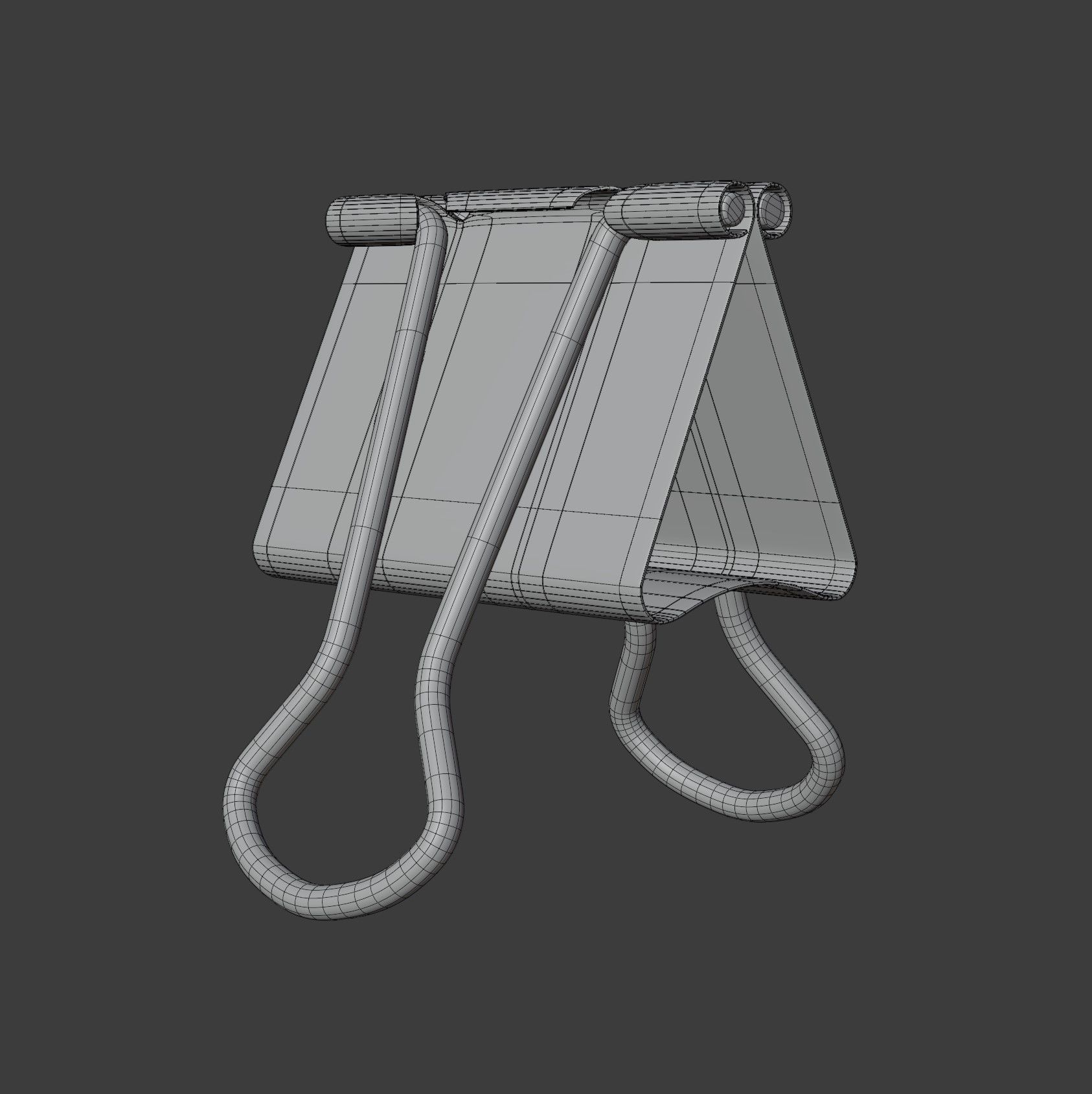 Binder Clip 3D model_16