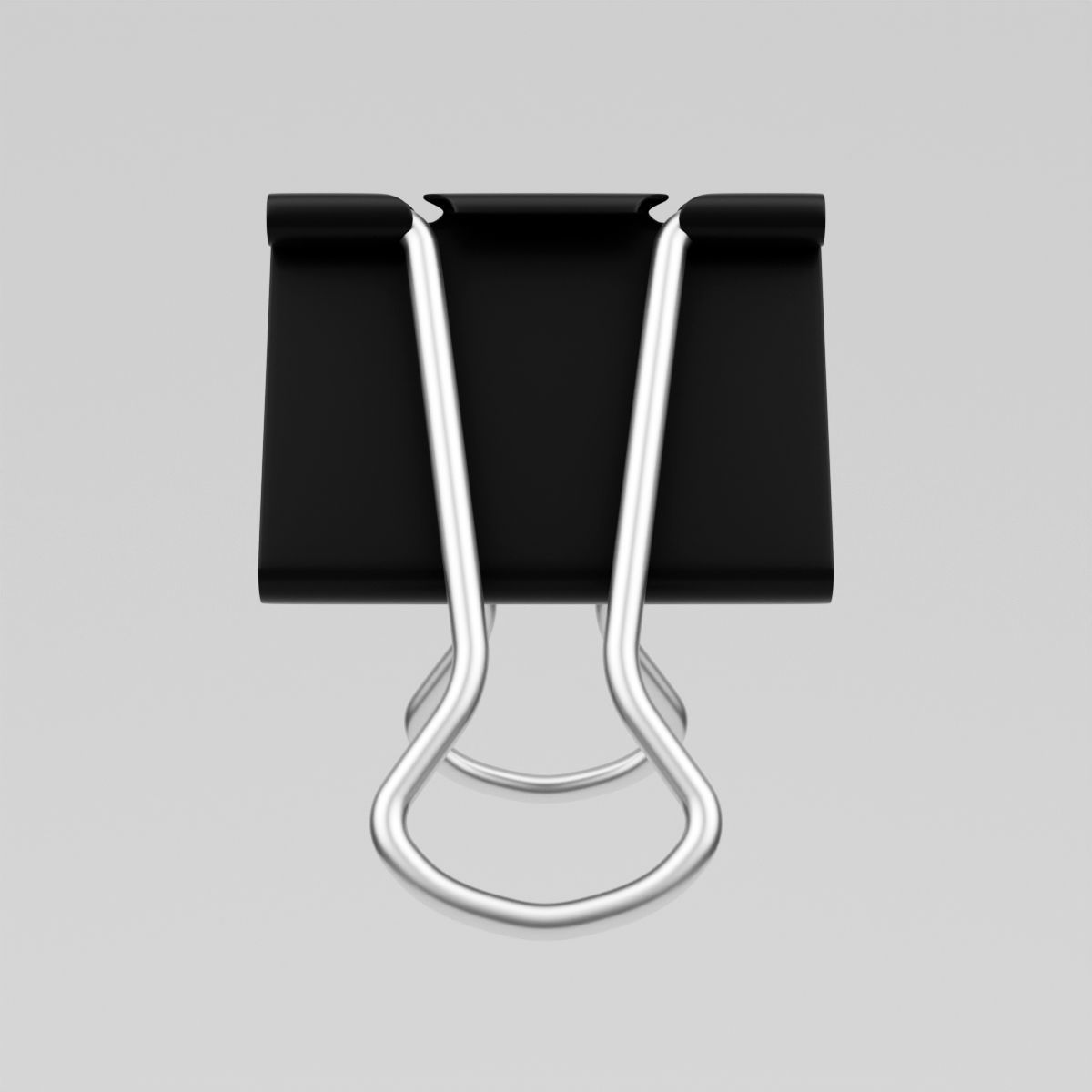 Binder Clip 3D model_4