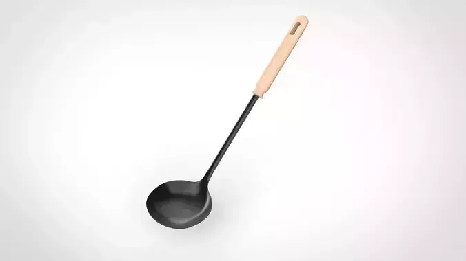 ladle wooden spoon