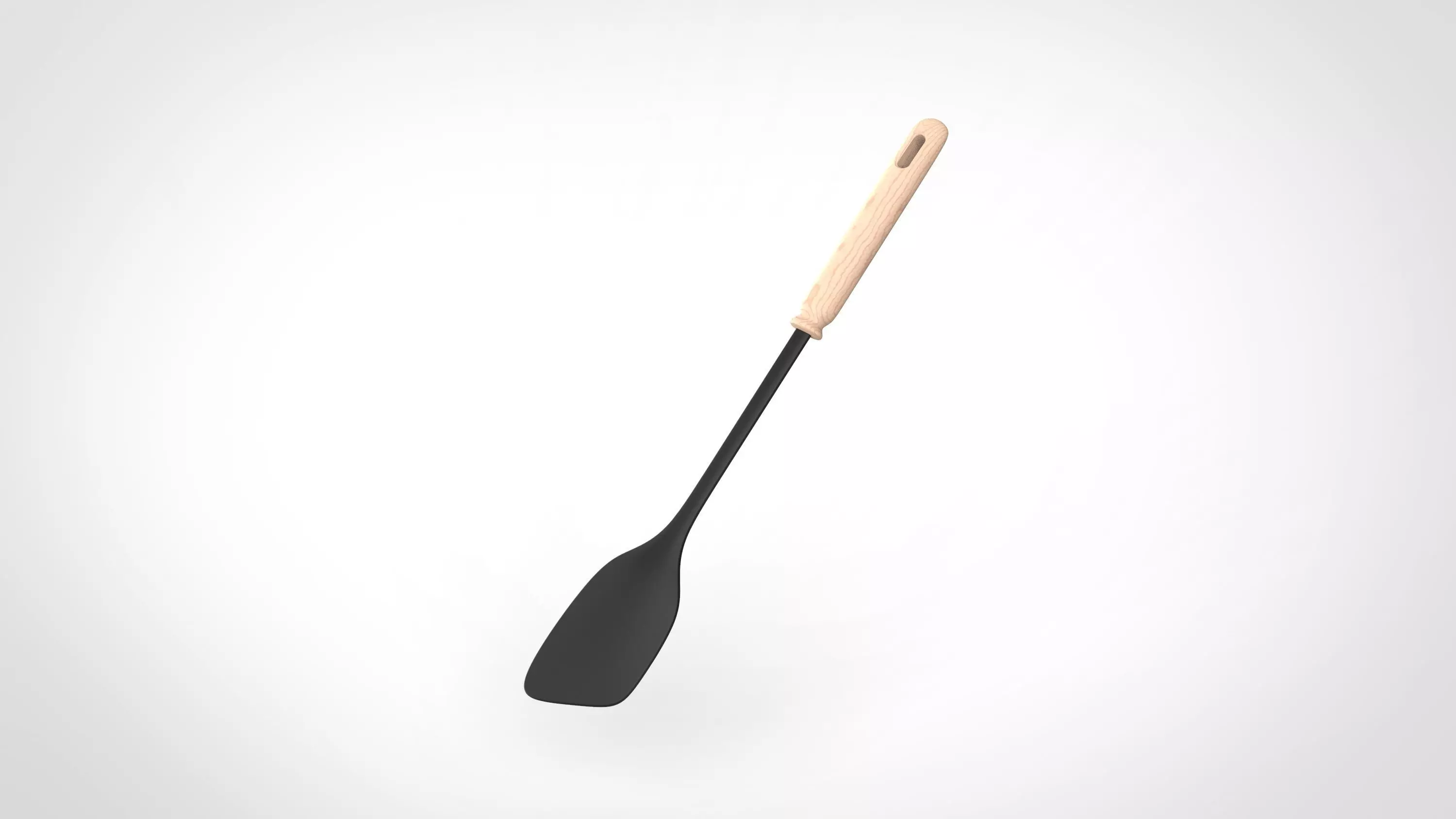 spatula wooden 3D model