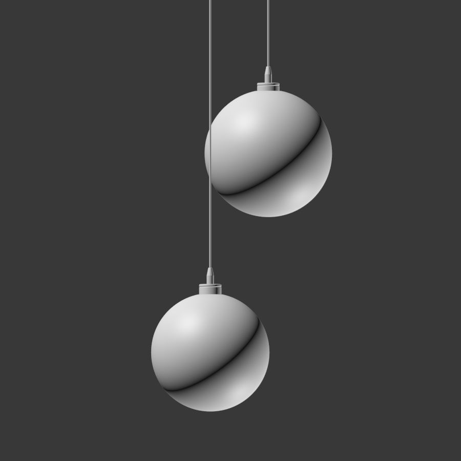 ClassiCon Selene Suspension lamp 3D model_2