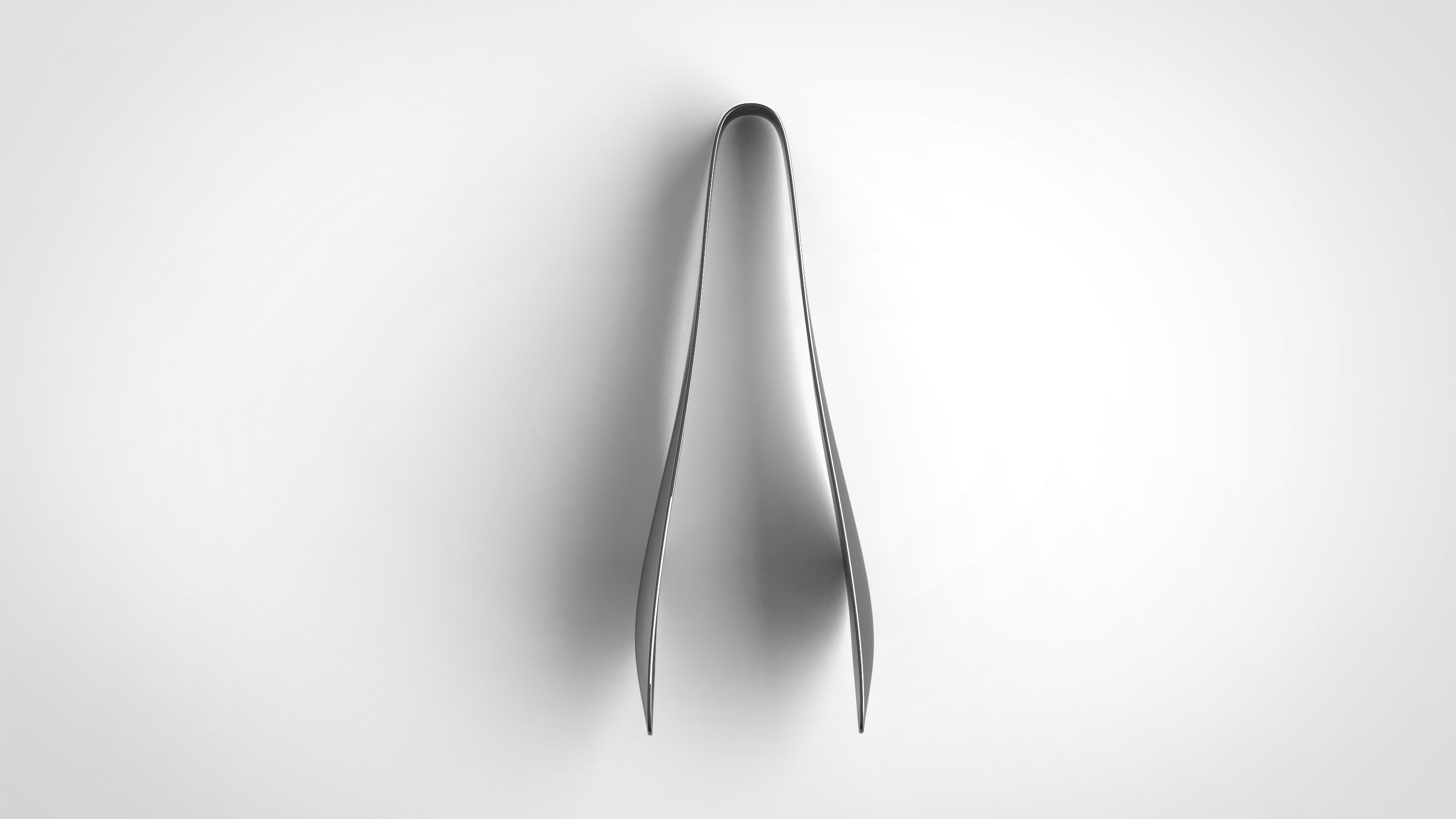 salad tong  3D model_3